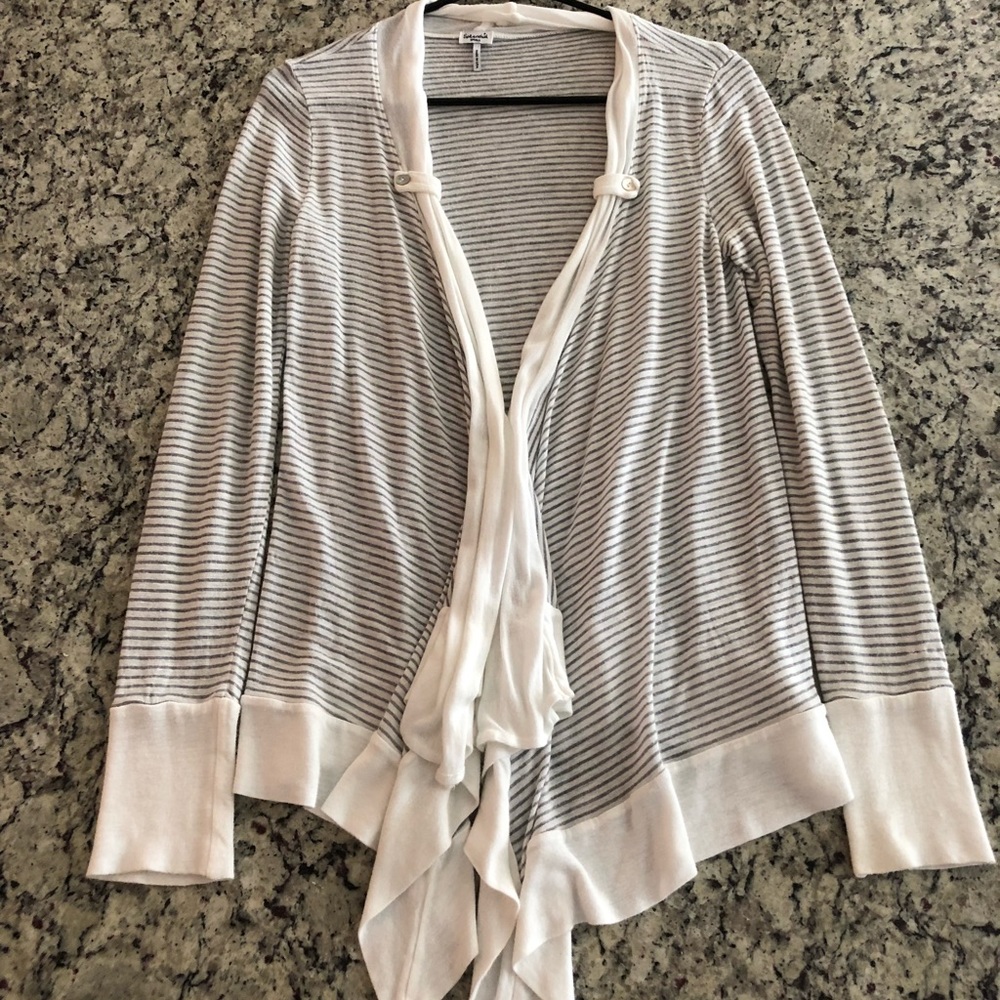 Splendid cascading open cardigan.